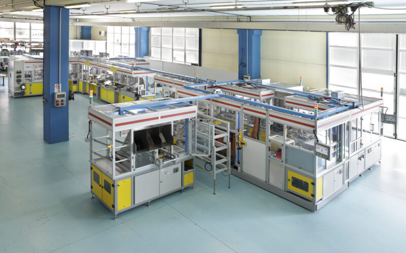 IMPIANTO DI ASSEMBLAGGIO E COLLAUDO MOTORI TUBOLARI ELETTRICI