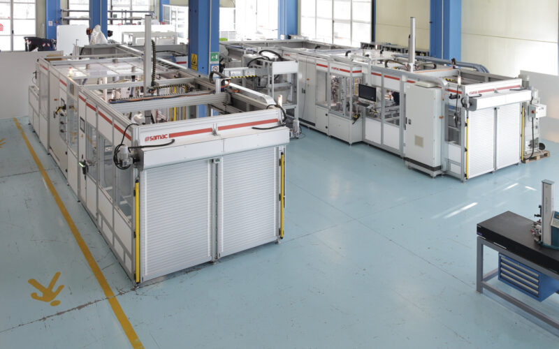 LINEA DI ASSEMBLAGGIO PER CORE DEL ROTORE